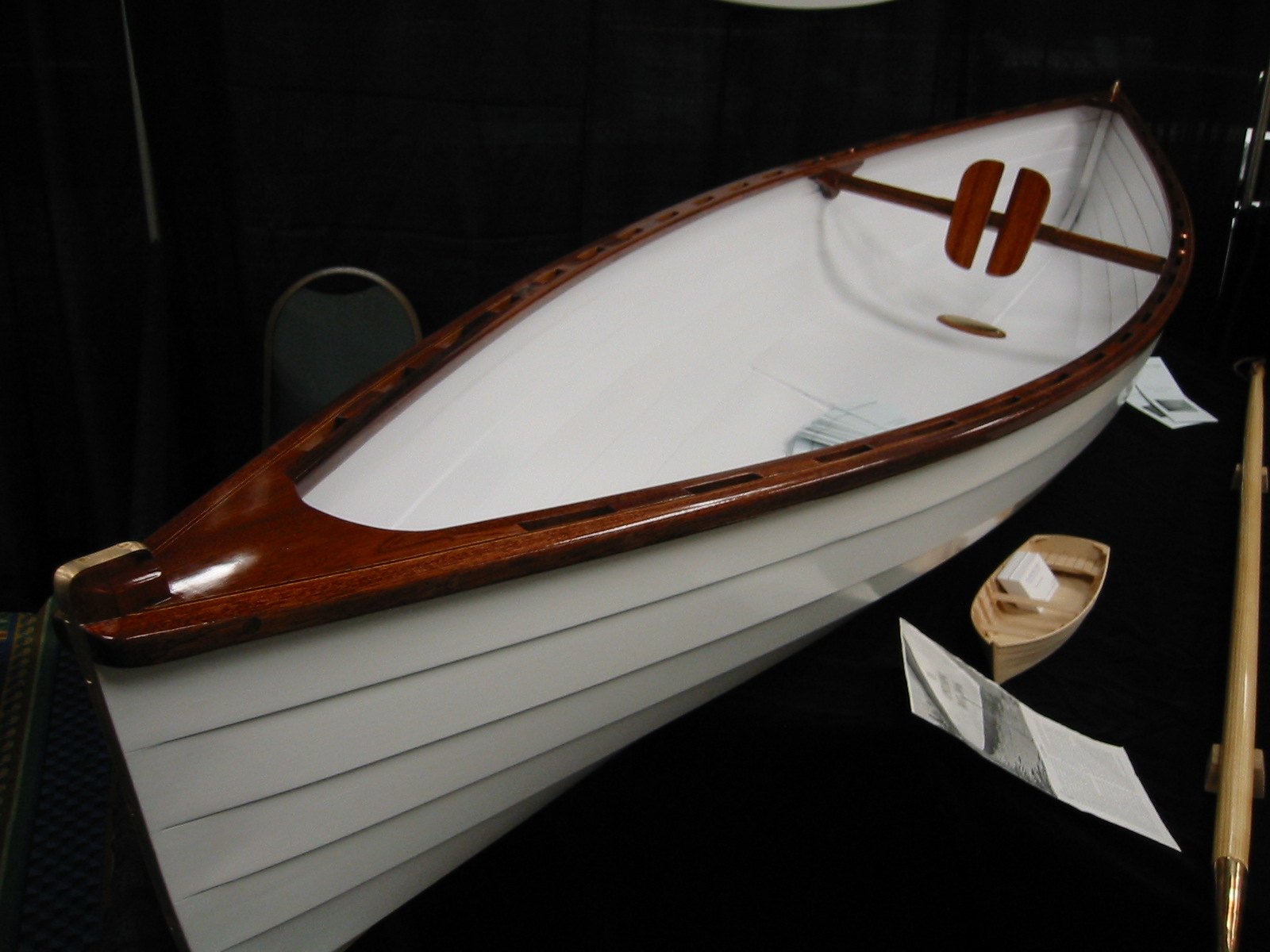 Charlotte double paddle canoe